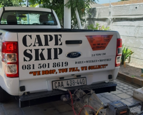 Cape Skip Bakkie Tailgate Cut Vinyl Graphics