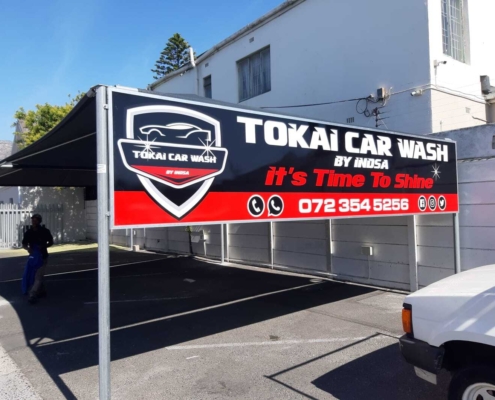 Chromadek Signage On Welded Galvanized Steel Frame