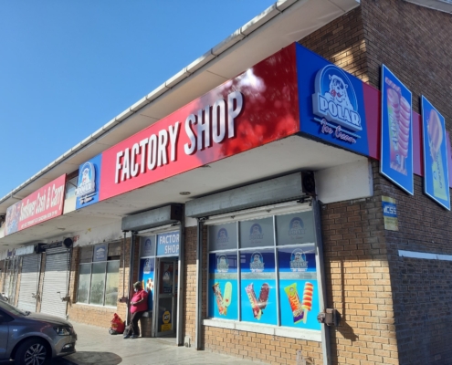 Custom Shopfront Signage Polar Ice Cream
