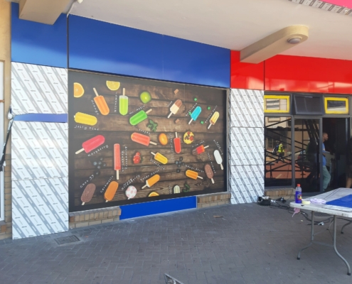 Matte Vinyl Printed Window Graphics