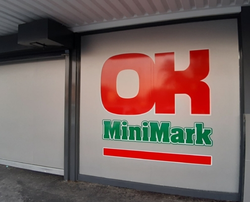 OK Shopfront Sandblast _ Cut Vinyl Graphics