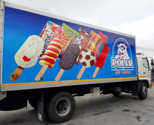 Polar Cube Wrap Vinyl Application