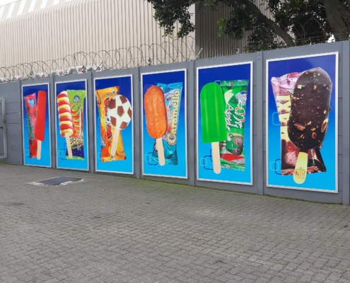 Printed ACM Framed Wall Graphics Polar Ice Cream Epping