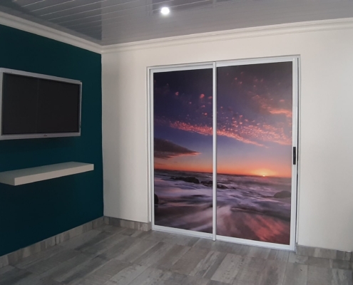 Printed Sandblast Effect Vinyl