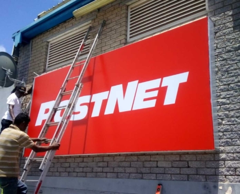 Standard Maewest Alumnium extruded Lightbox With FlexFace Graphics