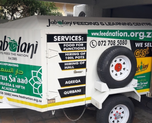 Trailer Applied Vinyl Graphics