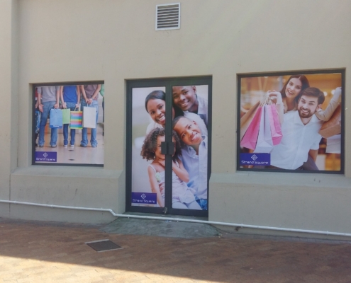 Window Vinyl Graphics Strand Square